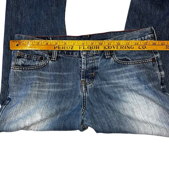 Vintage Abercrombie and Fitch 1892 denim button fly straight jeans women size 4 - Picture 6 of 10
